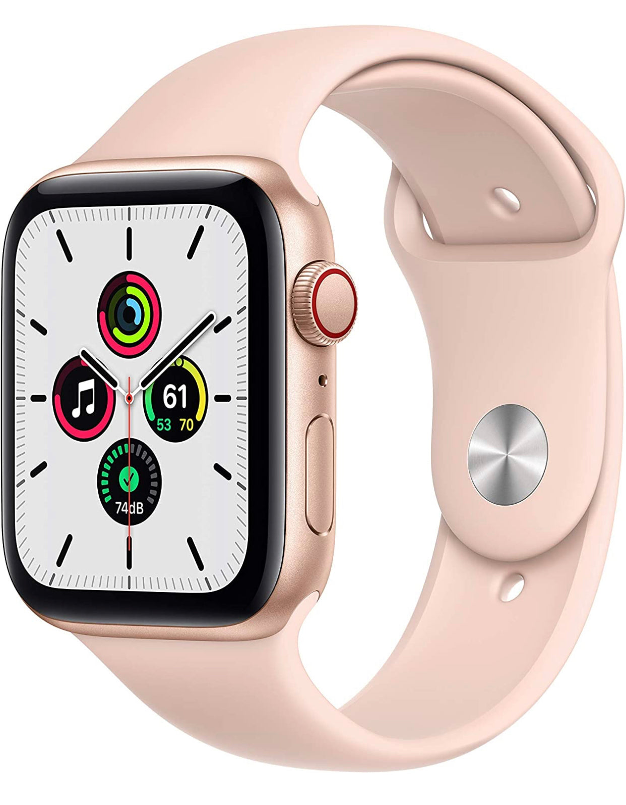(New Open Box) Apple Watch SE 2021 40mm or 44mm (GPS + Cellular) Gold Aluminum Case with Starlight Sport Band (Model A2354) - Super Savings Technologies Co.,LTD (New Open Box) Apple Watch SE 2021 40mm or 44mm (GPS + Cellular) Gold Aluminum Case with Starlight Sport Band (Model A2354) - Super Savings Technologies Co.,LTD